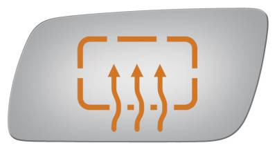 Burco - Burco 4239H 09-12 Ford Flex Door Mirror Glass Left