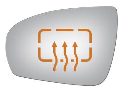 Burco - Burco 4280H Mercedes-Benz Door Mirror Glass Left