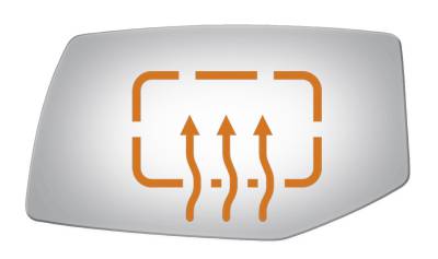 Burco - Burco 4289H 04-09 Cadillac SRX Door Mirror Glass Left