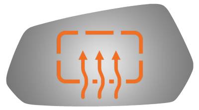 Burco - Burco 4308H 10-15 Chevrolet Camaro Door Mirror Glass Left