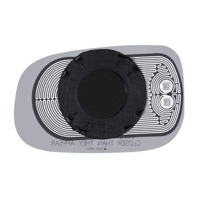 Burco - Burco 5265HRSG Volvo Door Mirror Glass Assembly Right