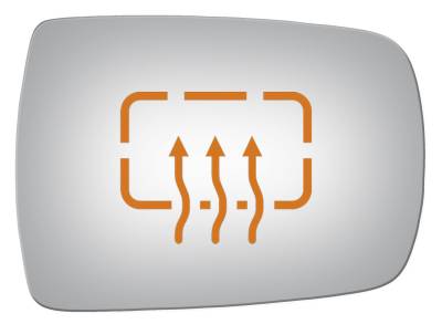 Burco - Burco 5280H Right Door Mirror Glass for Hyundai & Kia