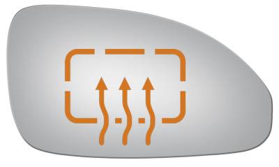 Burco - Burco 5290H 08-17 Buick Enclave Door Mirror Glass Right