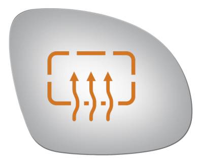 Burco - Burco 5353H Volkswagen Right Door Mirror Glass