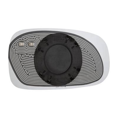 Burco - Burco 4324HRSG Saab Door Mirror Glass Assembly Left