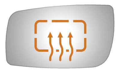 Burco - Burco 4367H 02-06 Lincoln LS Left Door Mirror Glass