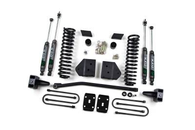 Zone Offroad - Zone Offroad 4" Suspension Lift Kit Zone Shocks F250/F350 SD 4WD Gas ZONF12N