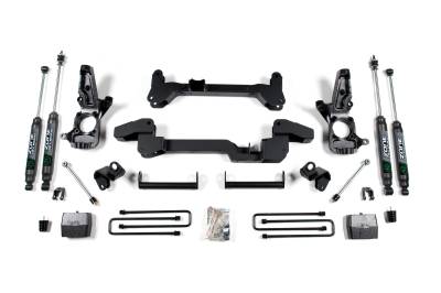 Zone Offroad - Zone Offroad 6" Suspension Lift Kit Zone Shocks Silverado/Sierra HD RWD ZONC5N
