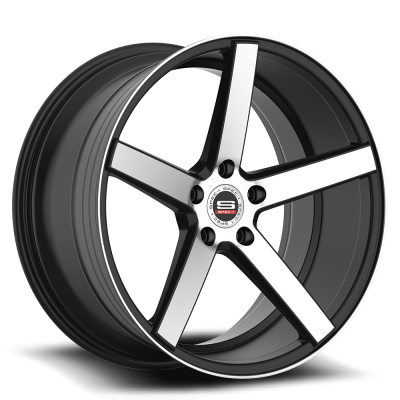 Spec-1 - Spec-1 Wheel SP-36 18x8 5x4.5 38mm Gloss Black & Brushed SP3618801638GBU