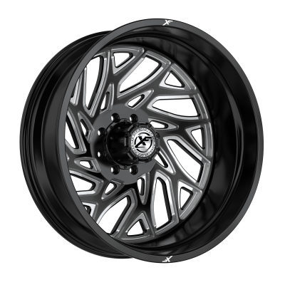 XF Dually - XF Dually Wheel XF-229 26x8.25 8x6.5 -192mm Black/Machined 229O268258-192GBM