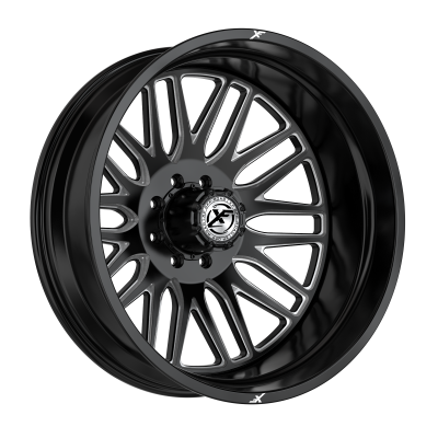 XF Dually - XF Dually Wheel XF-240 26x8.25 8x210 -232mm Black/Machined 240O268262-232GBM