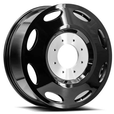 XF Dually - XF Dually Wheel XF-228 22x8.25 8x6.5 100mm Gloss Black DI228258100GB