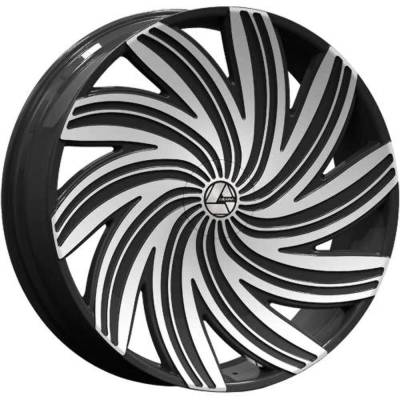 Azara - Azara Wheel AZA-502 20x8.5 5x4.5/120 35mm Black AZAC502208551143120+35BM