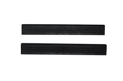 Auto Ventshade AVS - Auto VentShade 88407 Stepshield 2Pc. Door Sill Protectors-Black Universal