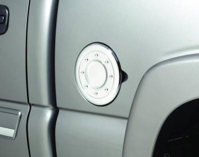 Auto Ventshade AVS - Auto Ventshade 688773 Chrome Fuel Door Cover 99-06 GM Trucks & SUV's