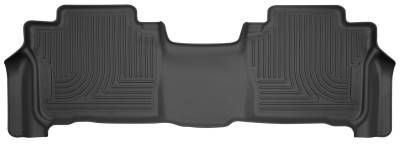 Husky Liners - Husky Liner Weatherbeater 2nd Row Floor Liners Black for Land Cruiser 14091