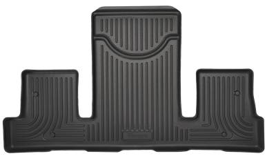 Husky Liners - Husky Liner X-act Contour 3rd Row Floor Liners-Black Traverse/Acadia 53041