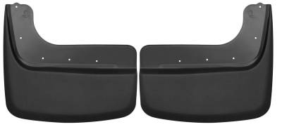 Husky Liners - Husky Liner Custom Rear Mud Guards-Black Ford Super Duty Dually 57641