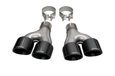 Corsa Performance - Corsa Performance 14068BLK Exhaust Tip Kit for 12-21 Jeep Grand Cherokee WK2
