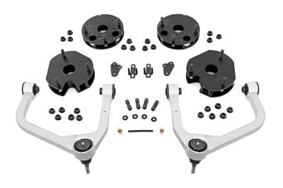 Rough Country Suspension Systems - Rough Country 3.5" Suspension Lift Kit 21-24 Tahoe 4WD w/Air Suspension 21800