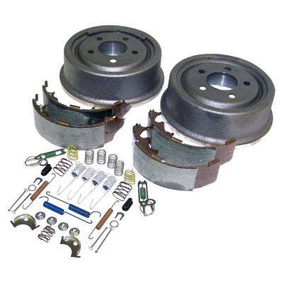 Crown Automotive Jeep Replacement - Crown Automotive 52005350KE Drum Brake Shoe & Drum Kit