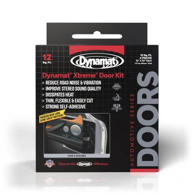 Dynamat - Dynamat 10435 Dynamat Xtreme Door Kit 4 Sheets Size 12" x 36"