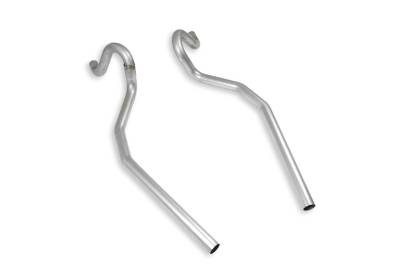 Flowmaster - Flowmaster 15817 Prebent Exhaust Tailpipe Kit 2.5" Rear Exit PAIR Aluminized