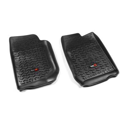 Rugged Ridge - Rugged Ridge 12920.01 Floor Liners Front Black for Jeep Wrangler/Unlimited