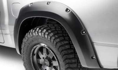 Bushwacker - Bushwacker Pocket Style Rear Fender Flares-Black for Dodge Ram 50054-02