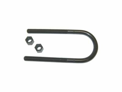 Zone Offroad - Zone Offroad UBT4033 5/8" x 3.625" x 12" Round U-Bolt Each