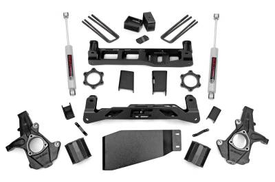 Rough Country Suspension Systems - Rough Country 5" Suspension Lift Kit 07-13 Silverado/Sierra 1500 4WD 26230