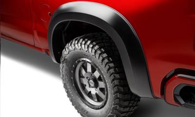 Bushwacker - Bushwacker Extend-a-Fender Rear Fender Flares Black Silverado 40152-02