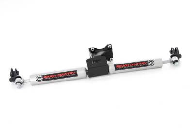 Rough Country Suspension Systems - Rough Country N3 Dual Steering Stabilizer 2"-8" Lift for Jeep JK 8734930