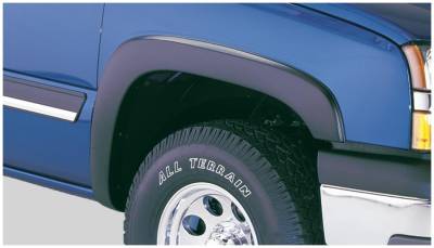 Bushwacker - Bushwacker OE Style Front/Rear Fender Flares Black Silverado 40915-02