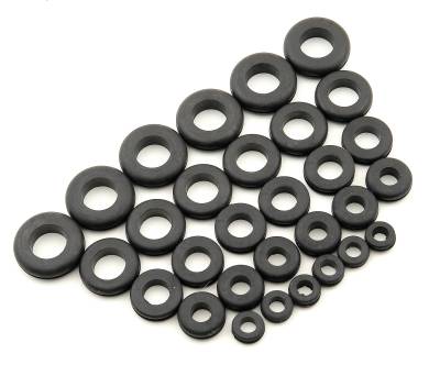 Mr Gasket - Mr Gasket 3706 Grommet Set Incl. 6 Of Each Size 0.5/5/8/0.75/7/8/1"