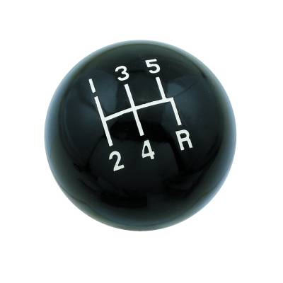 Mr Gasket - Mr Gasket 9626 Shift Knob Universal 5 Speed Black 3/8" 16 UNC Thread