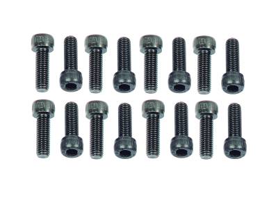 Mr Gasket - Mr Gasket 978G Header Bolts 8mm 1.25 x 25mm 16 pc. 8 Cyl.