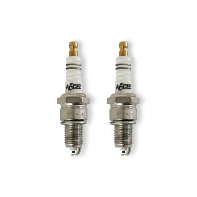 ACCEL - ACCEL 2410A Performance U-Groove Motorcycle Spark Plug .040" Gap 2Pc