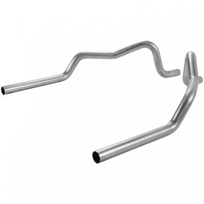 Flowmaster - Flowmaster 15801 Prebent Exhaust Tailpipe Kit 2.5" Rear Exit PAIR Aluminized