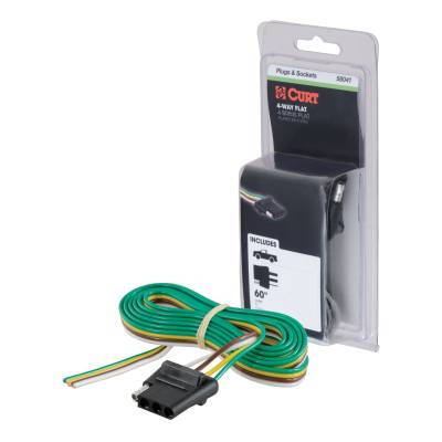 CURT - CURT Manufacturing 58041 4-Way Flat Wiring Connector