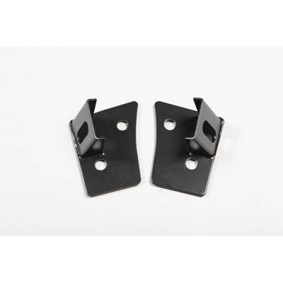 Rugged Ridge - Rugged Ridge 11027.03 Windshield Auxiliary Light Mounting Brackets for Wrangler
