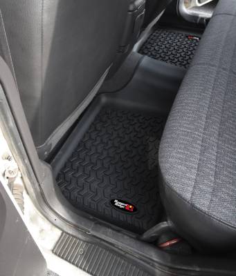 Rugged Ridge - Rugged Ridge 12950.19 Floor Liner Rear Black for Jeep Cherokee XJ