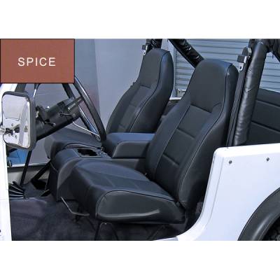 Rugged Ridge - Rugged Ridge 13401.37 High-Back Front Seat Non-Recline Spice for CJ & Wrangler