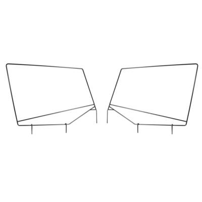 Rugged Ridge - Rugged Ridge 13701.80 Upper Door Skin Frames for Jeep Wrangler