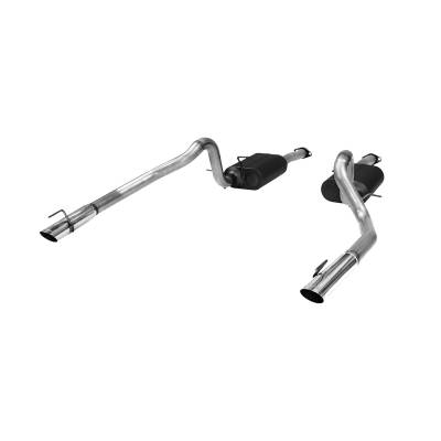 Flowmaster - Flowmaster 17312 American Thunder Cat-Back Exhaust System Aluminized