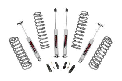 Rough Country Suspension Systems - Rough Country 2.5" Suspension Lift Kit for 07-18 Wrangler JK 4DR 4WD 67930