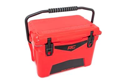 Rough Country Suspension Systems - Rough Country 20 Quart Rotomolded Compact Cooler Red 99024