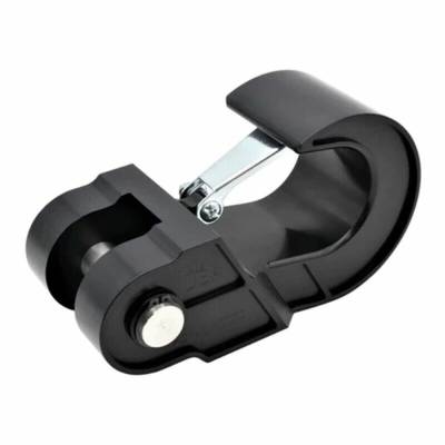 Royal Hooks - Royal Hooks Billet Aluminum Show Hook D-Ring Recovery Hook Black RHO-12019-BK