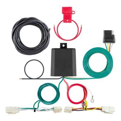 CURT - Custom Wiring Harness 4-Way Flat Output Select Mitsubishi Outlander