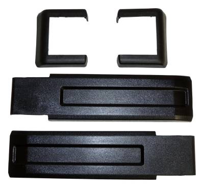 Crown Automotive Jeep Replacement - Crown Automotive 55397091K Tailgate Hinge Cover Set for 07-18 Wrangler JK